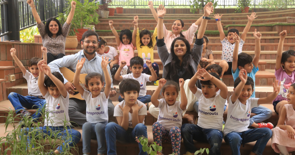 Young Children Enjoying Music Activities in Class