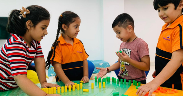 Child Exploring Creativity Through Unstructured Play