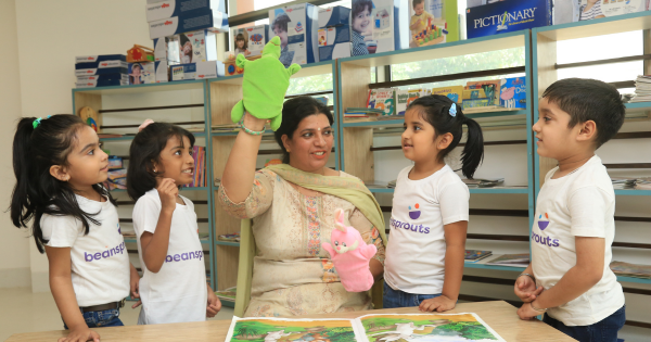 Teacher Encouraging Empathy in a Daycare Setting