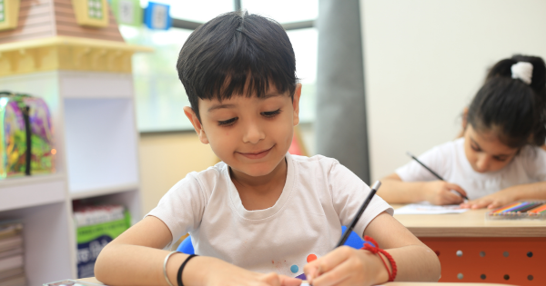 Child Learning Empathy Through Role-Playing